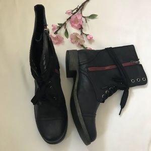 Womens High Ankle Combat boots